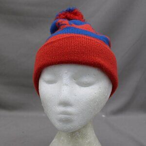 Vintage Toque / Beanie - Ski Wrap Graphic - Adult Stretch Fit